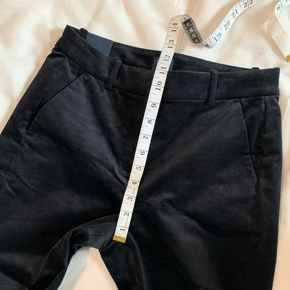 J. Crew "Kallie" Black Velvet Pant - Picture 13 of 16